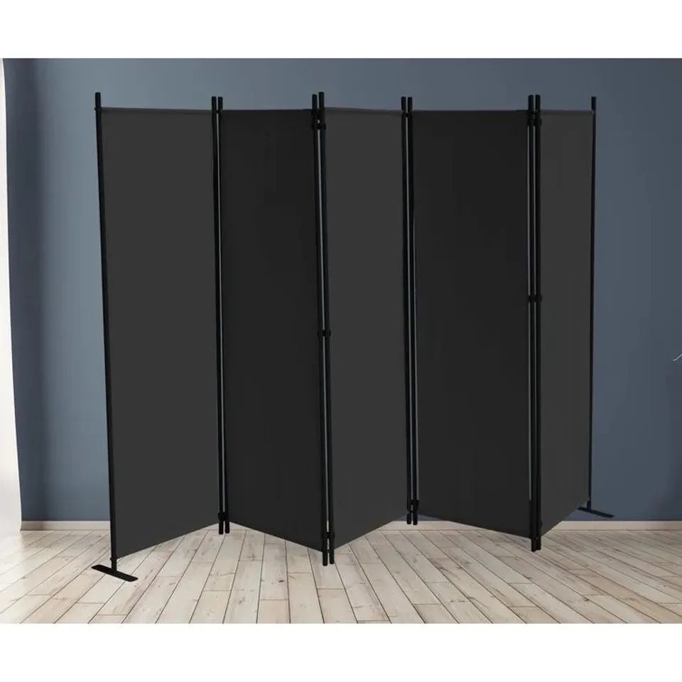 BOXED ABREIA 268CM WIDTH 5 - PANEL FOLDING ROOM DIVIDER 