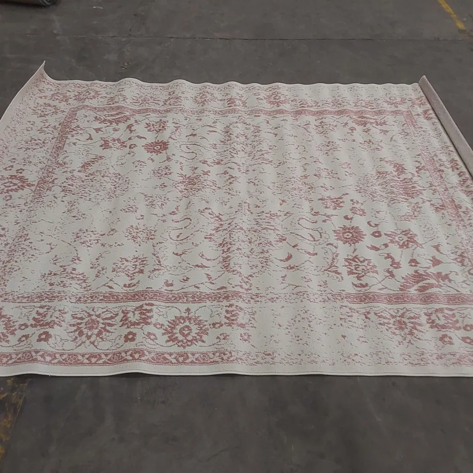 STROMBURG POWER LOOM PINK/IVORY RUG // SIZE: 235X 305cm