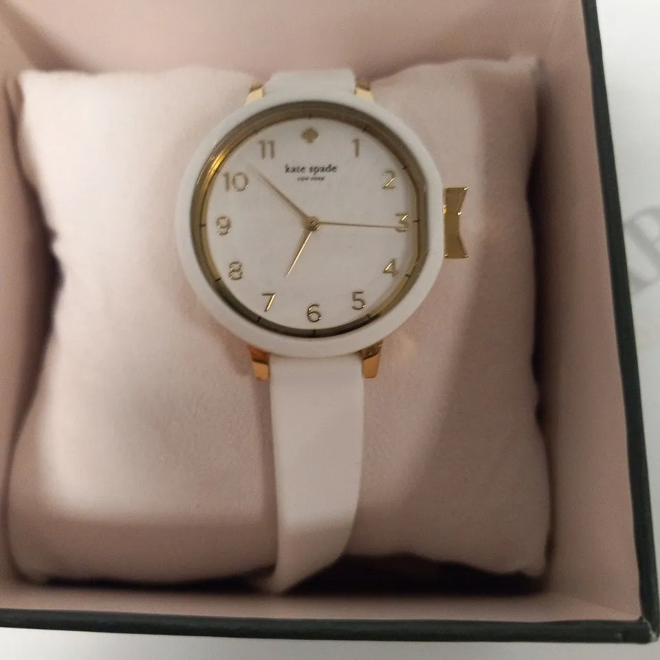 BOXED KATE SPADE PARK ROW SILICONE LADIES WRIST WATCH