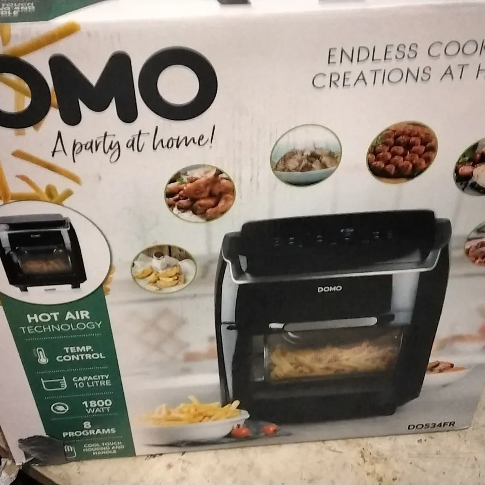 BOXED DOMO DELI AIR FRYER MULTIFUNCTION OVEN