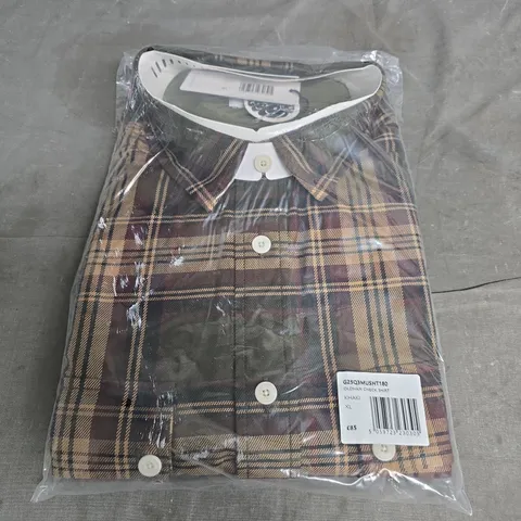 PRETTY GREEN OLDHAM CHECK SHIRT SIZE XL
