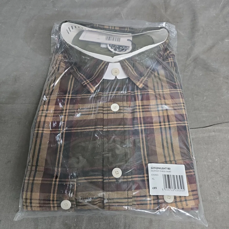 PRETTY GREEN OLDHAM CHECK SHIRT SIZE XL