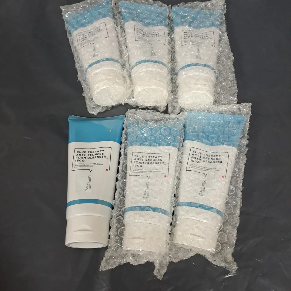 SEALED X6 NO MORE NORMAL KOREAN SKINCARE BLUE THERAPY ANTI-REDNESS FOAM CLEANSER 150G