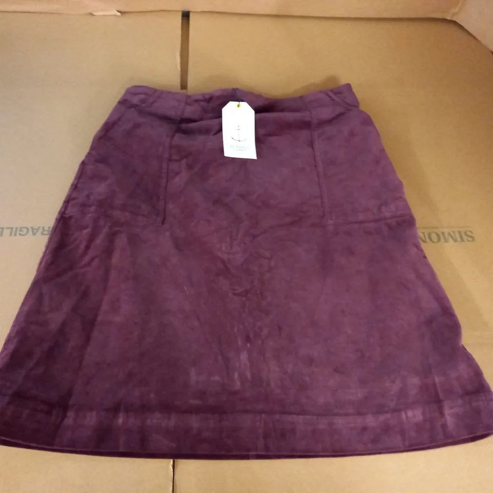 SEASALT CORNWALL PLUM SKIRT - UK 14