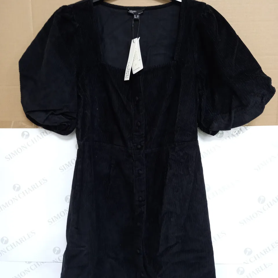 NOBODYS CHILD NELL MINI DRESS IN BLACK - SIZE 12