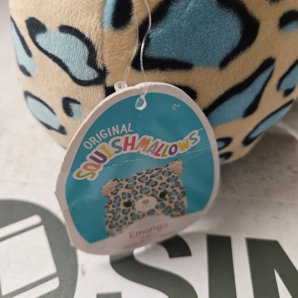 SQUISHMALLOWS EMANGA LEOPARD PLUSH TOY WITH TAG