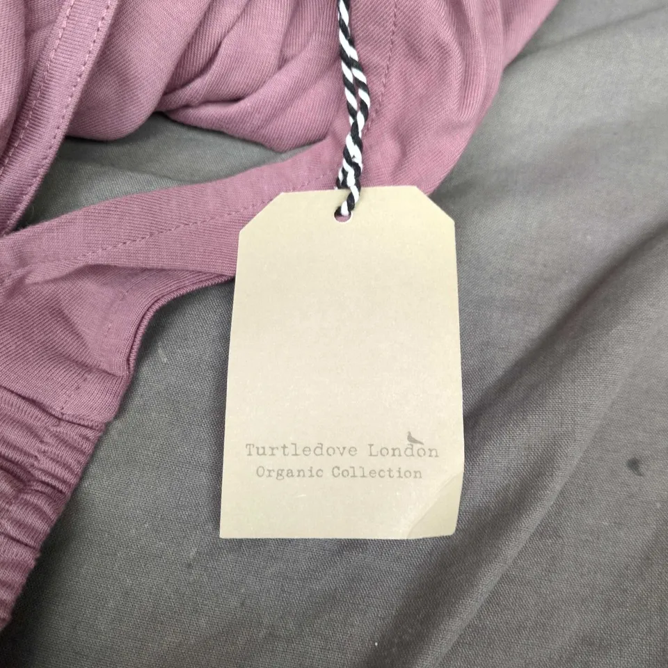 TURTLEDOVE LONDON PLUM GRACE DUNGAREES - SIZE 2