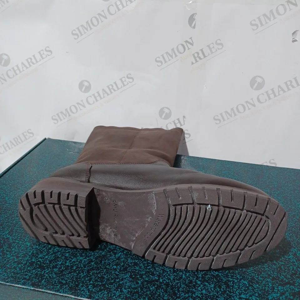 EMU EXPLORER YANCOAL WATERPROOF LEATHER & SUEDE BOOTS ESPRESSO SIZE 7