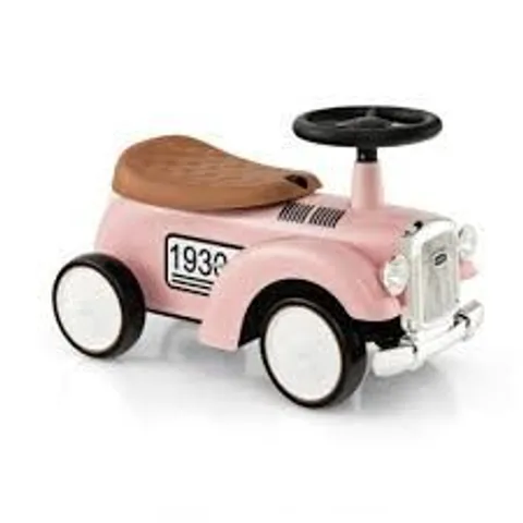 BOXED COSTWAY PINK KIDS RIDE ON CAR WITH UNDER-SEAT STORAGE SPACE