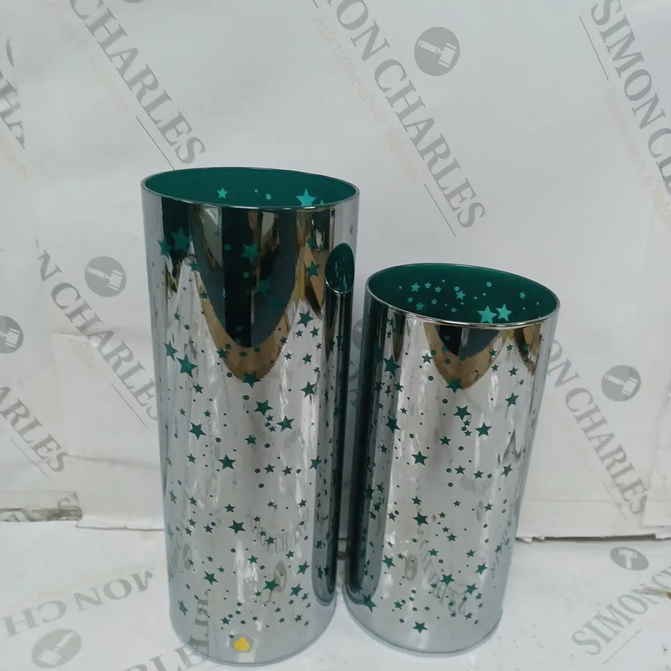 SET OF 2 STAR LAMPS