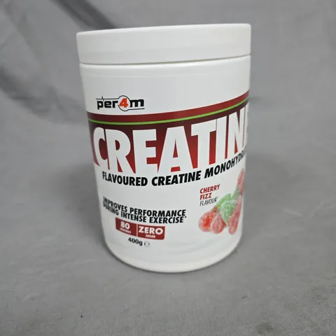 PER4M CREATINE MONHYDRATE IN CHERRY FIZZ - 400G