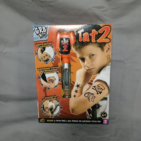 TAT 2 TATTOO PEN KIT – ELECTRONIC TATTOO PEN WITH STENCILS (GR8 KIT)