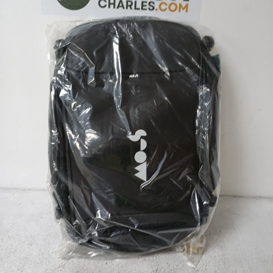 MOUS - BLACK BACKPACK/BAG WITH WHITE LOGO