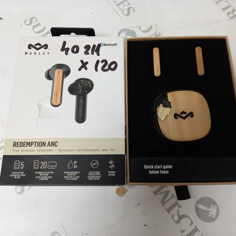 BOXED MARLEY REDEMPTION ANC TRUE WIRELESS EARBUDS