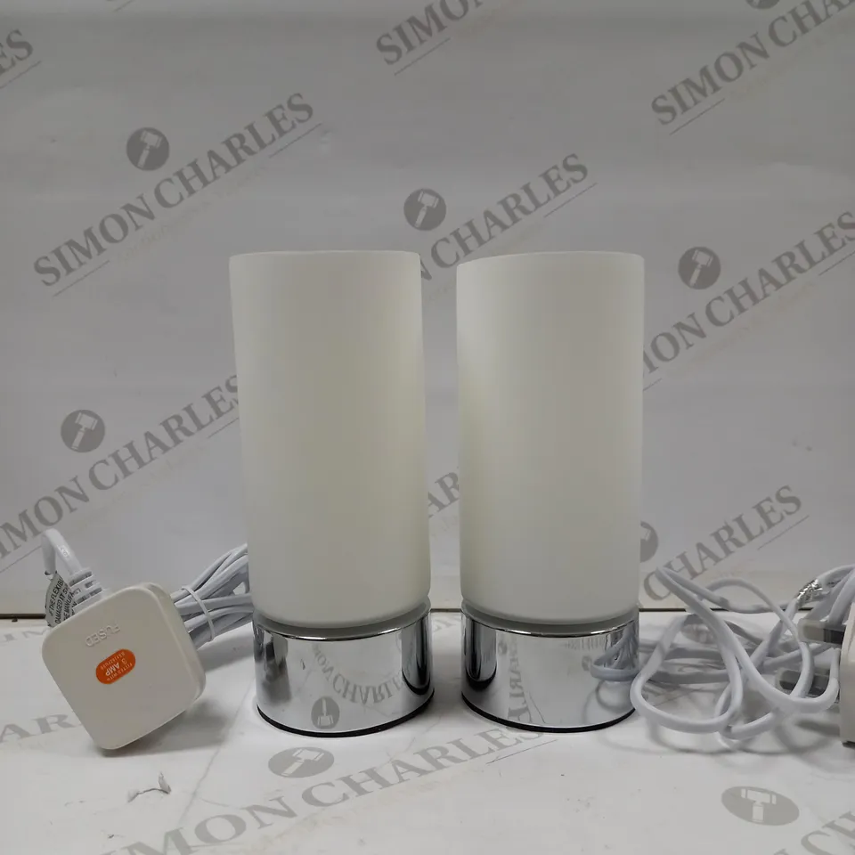 JOHN LEWIS CARA TOUCH LAMP SET OF 2