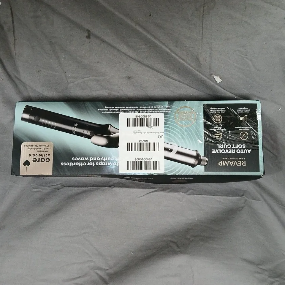 REVAMP SOFT CURL AUTO REVOLVE CERAMIC ROTATING CURLING TONG