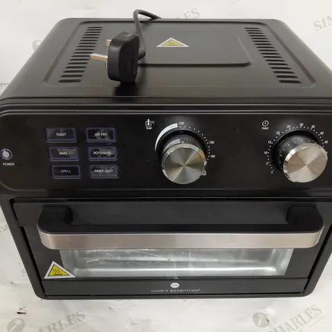 COOK'S ESSENTIAL 21-LITRE AIRFRYER OVEN IN BLACK