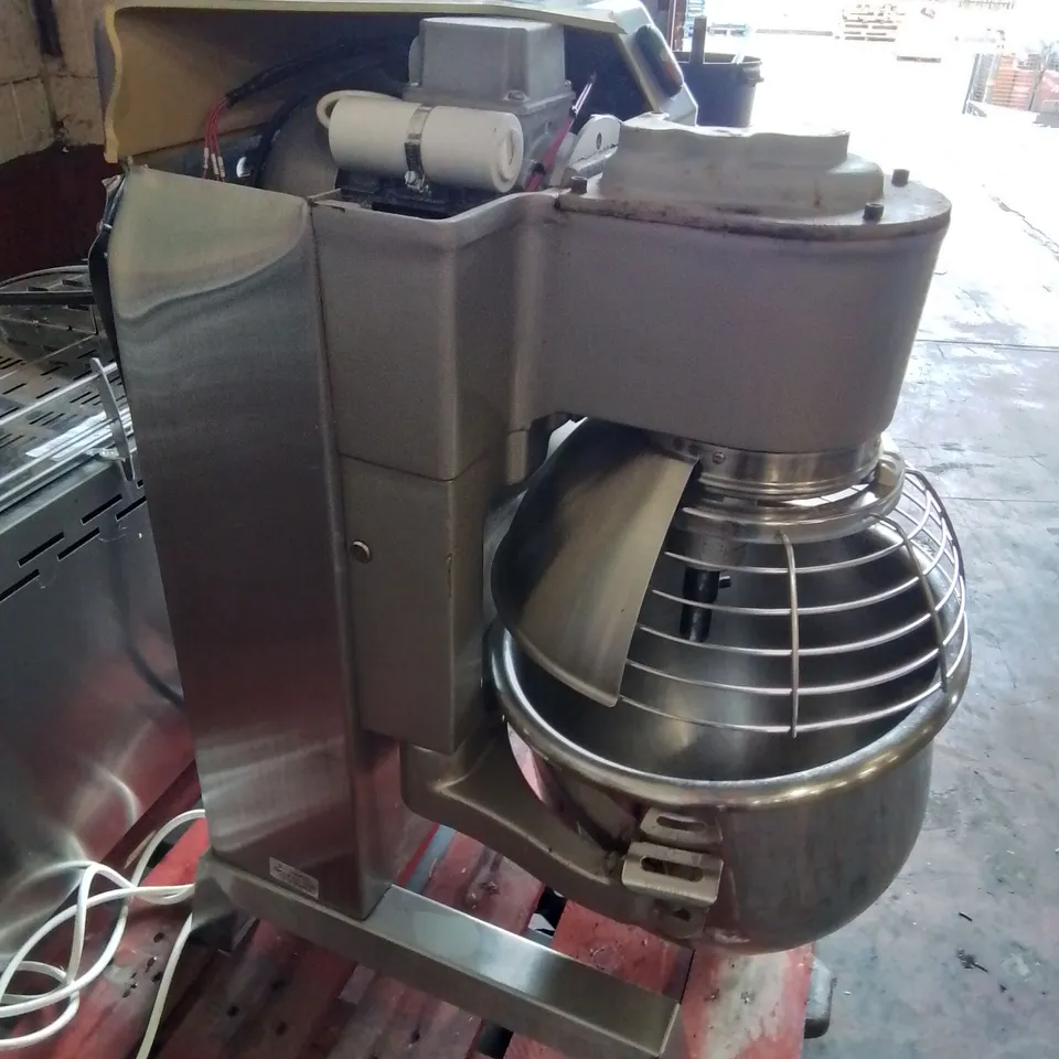 LARGE COMMERCIAL STAINLESS STEEL HOBART HSM20 MIXER -DAMAGED AS SHOWN IN PICTURES-