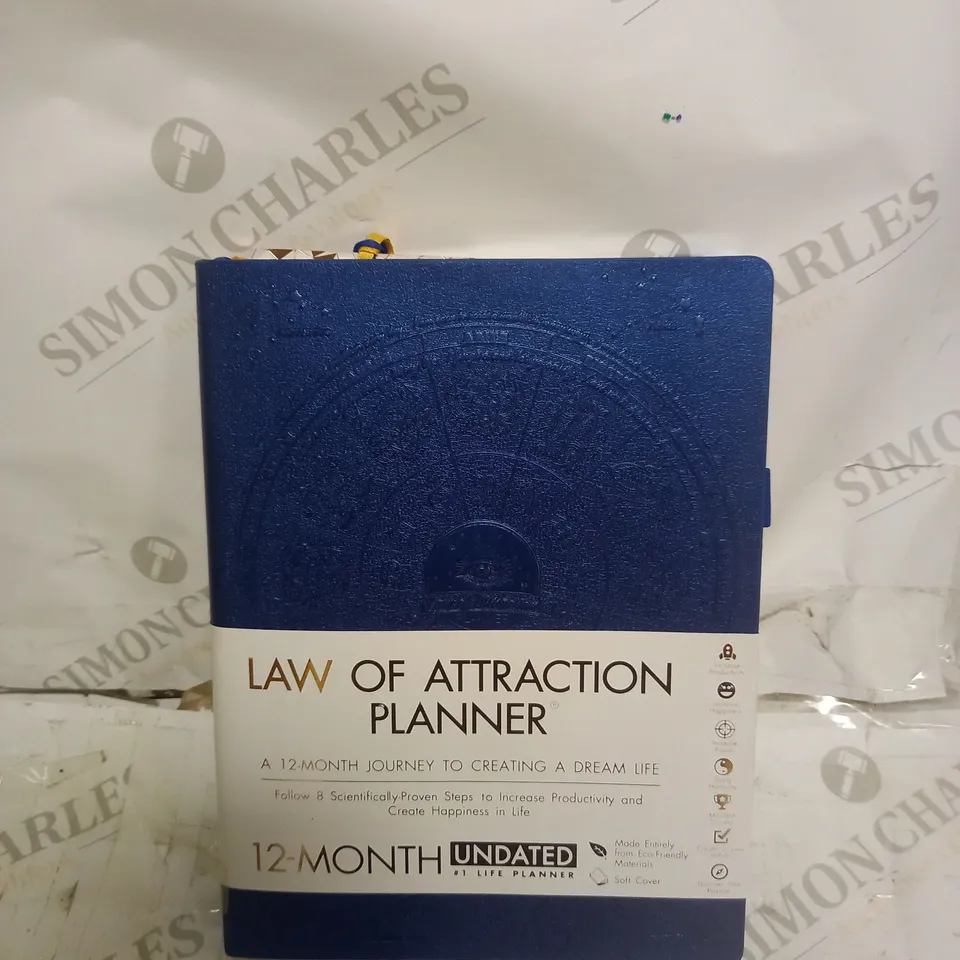 LAW OF ATTRACTION LIFE PLANNER - WEEKLY PLANNER TO INCREASE PRODUCTIVITY & HAPPINESS - LIFE ORGANIZER, GRATITUDE AND JOURNAL