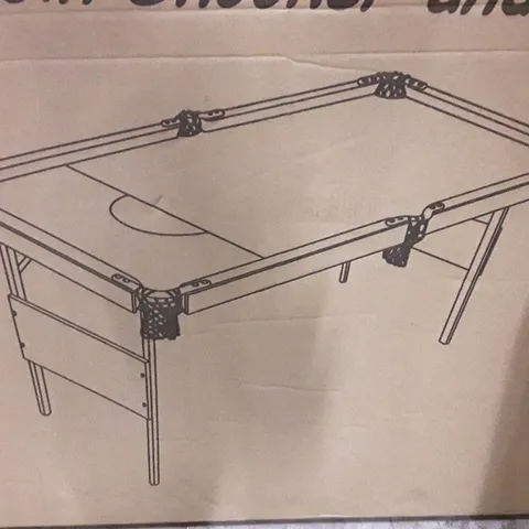 BOXED HY-PRO 4FT6IN SNOOKER AND POOL TABLE - COLLECTION ONLY