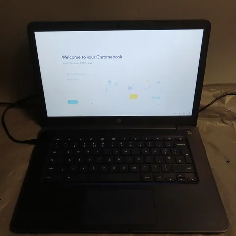 UNBOXED HP CHROMEBOOK LAPTOP IN BLUE - 14-DB0500SA