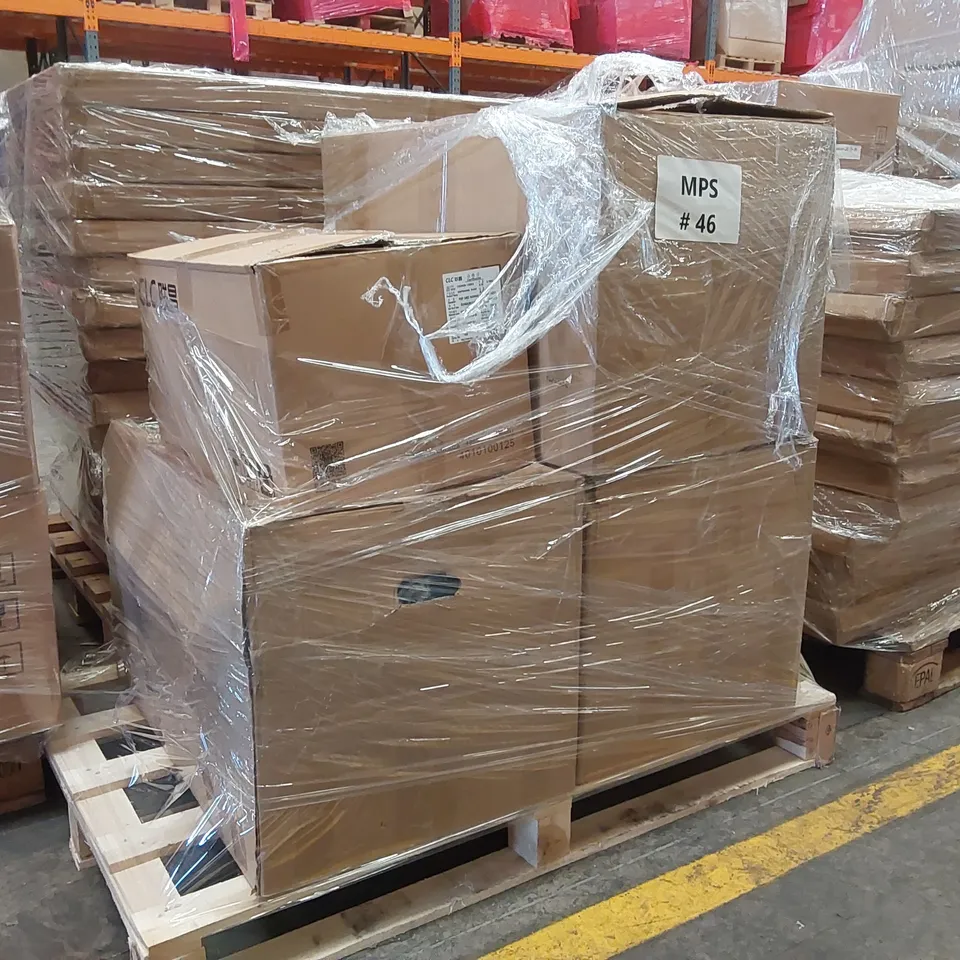 PALLET CONTAINING APPROXIMATELY 226x BRAND NEW ASSORTED MENS CLOTHING ITEMS, 45x SUPERLIT KIDS SHOES/PUMPS