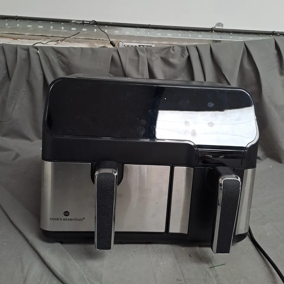 BOXED OUTLET COOK'S ESSENTIALS DUAL AIR FRYER