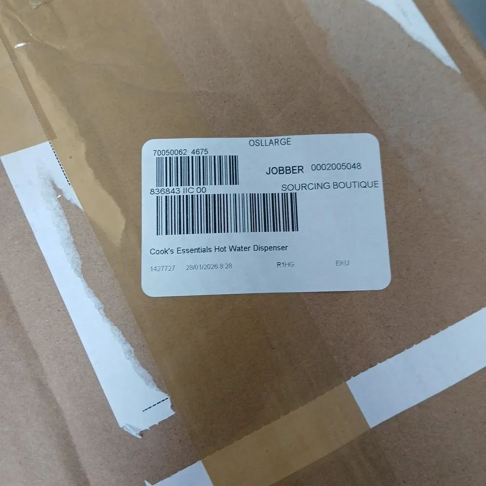 COOK'S ESSENTIALS HOT WATER DISPENSER – BLACK