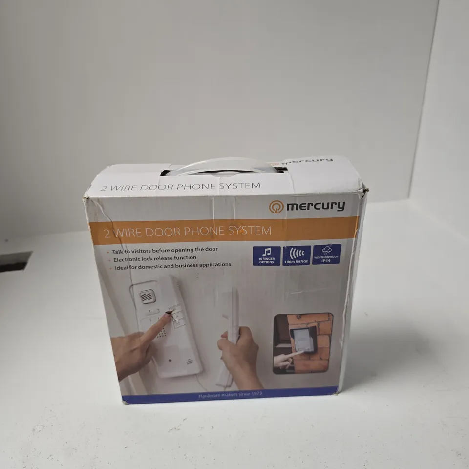 MERCURY 2-WIRE DOOR PHONE SYSTEM – BOXED