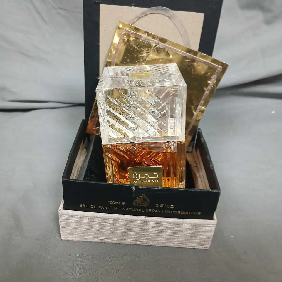 BOXED KHAMRAH LATTAFA EAU DE PARFUM 100ML
