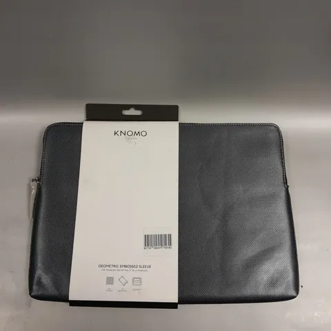 APPROXIMATELY 30 KNOMO LONDON GEOMETRIC EMBOSSED SLEEVES FOR MACBOOK PRO RETINA 15"
