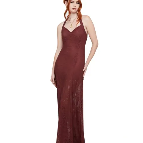 FIVE BRAND NEW KILLSTAR - LILITH'S GARDEN - BURGUNDY WOMEN'S DRESS 