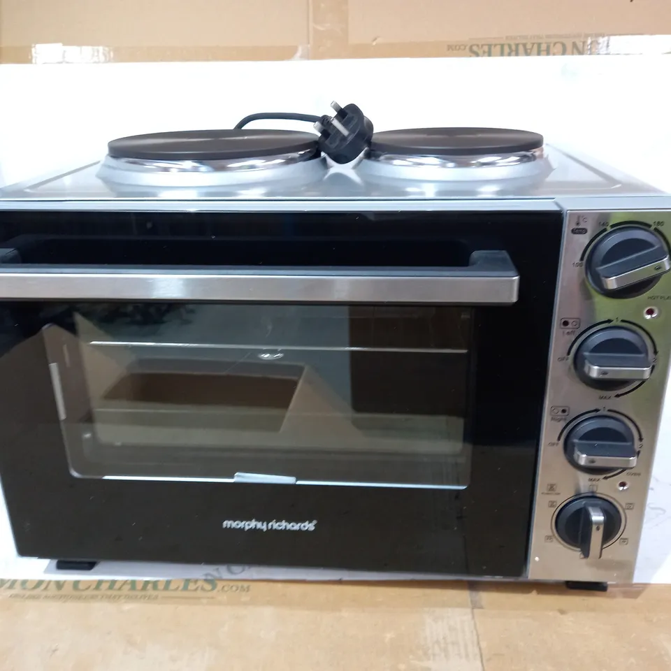 MORPHY RICHARDS CONVECTION MINI OVEN WITH ROTISSERIE