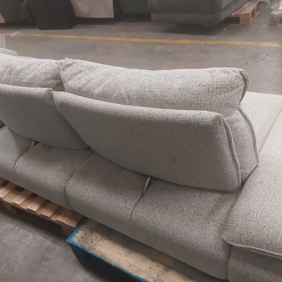 DANETTI ELIO GREY FABRIC 3 SEATER SOFA