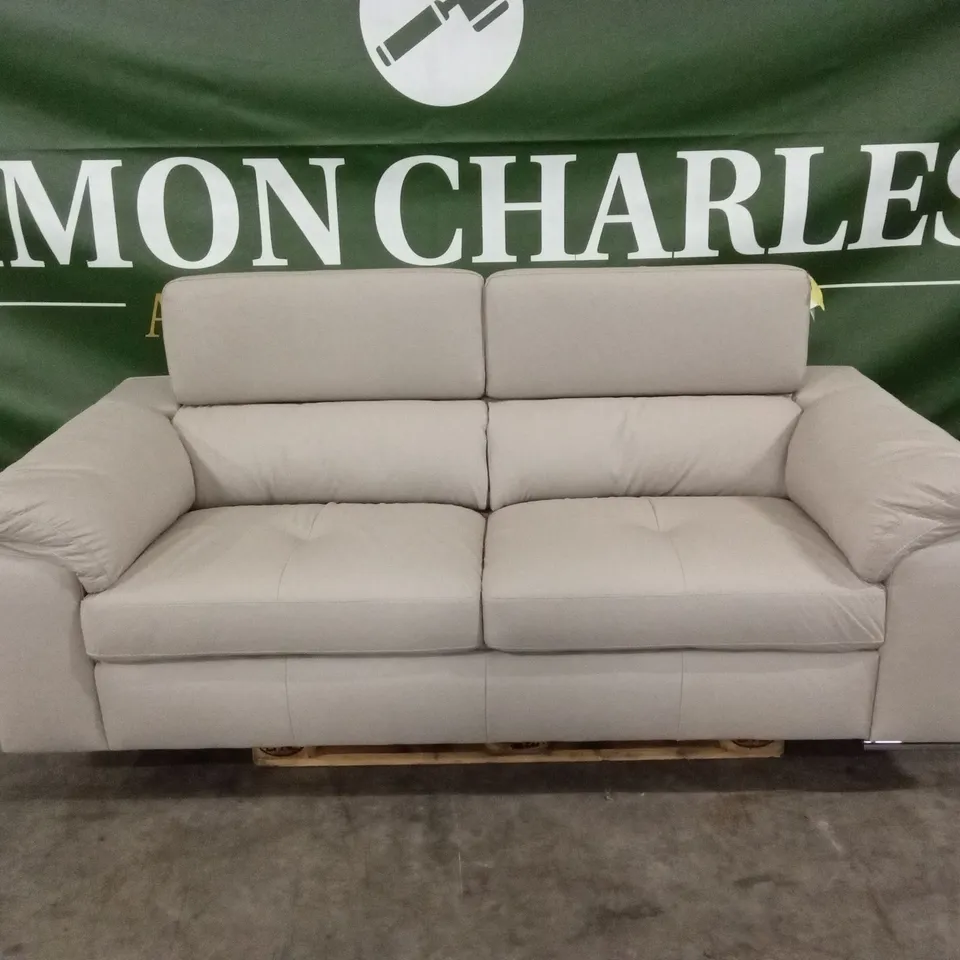 BRADY 100% PREMIUM LEATHER 3 SEATER SOFA RRP £1149