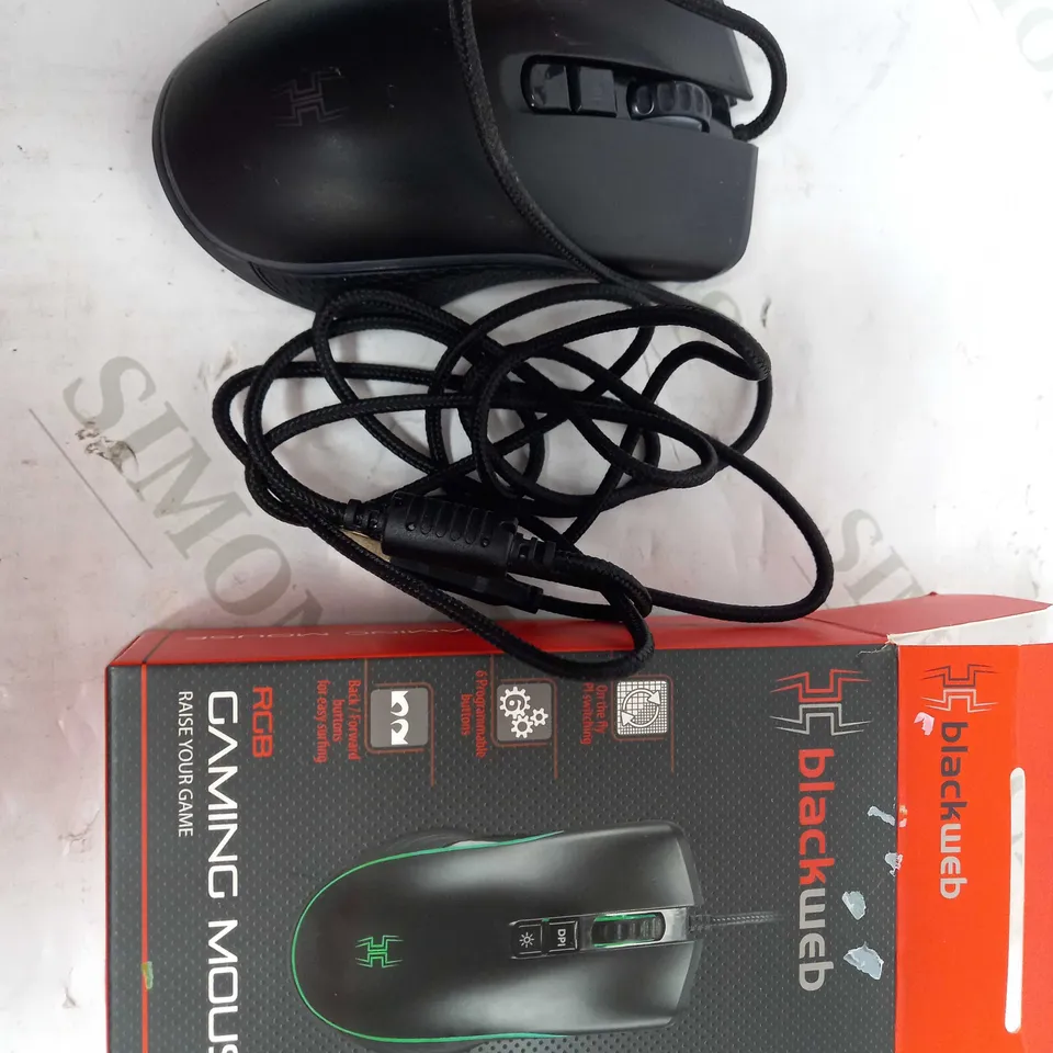 BLACKWEB RGB GAMING MOUSE