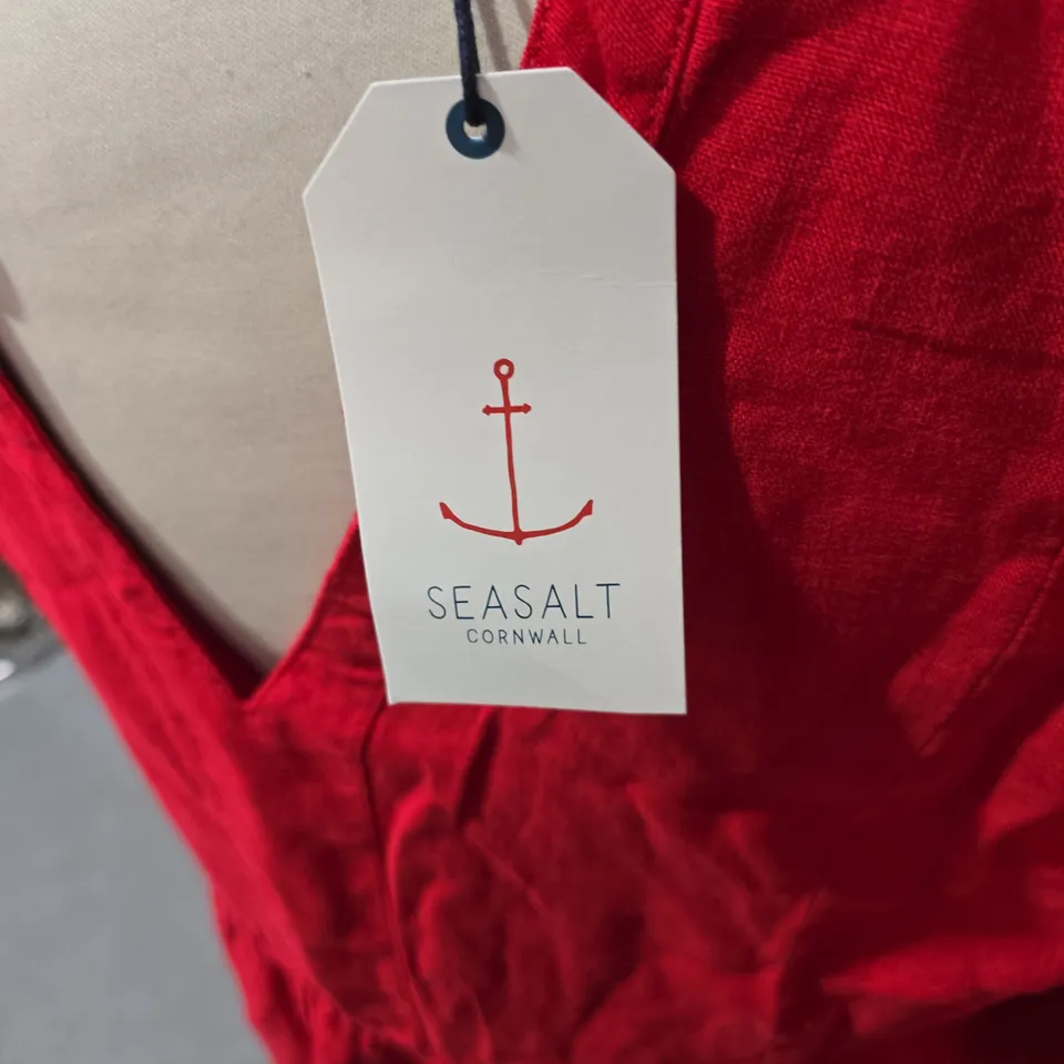 SEASALT CORNWALL RED DRESS – UK 12 (US 8, EUR 40)