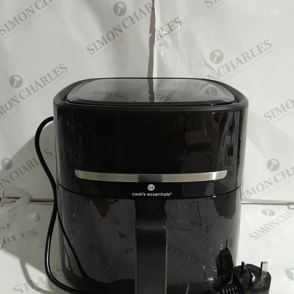 BOXED COOK'S ESSENTIALS 4L AIR FRYER BLACK