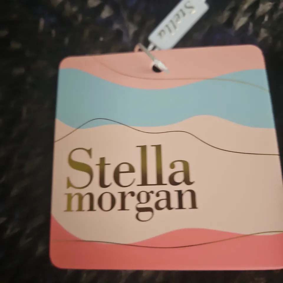 STELLA MORGAN WOMEN'S KNIT WRAP CARDIGAN – MULTI-COLOURED, UK SIZE 14