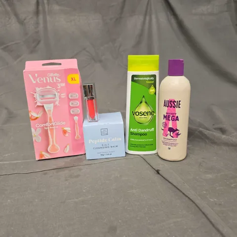 APPROXIMATELY 20 ASSORTED HEALTH & BEAUTY PRODUCTS TO INCLUDE VENUS COMFORT GLIDE, VOSENE SHAMPOO AND MAYBELLINE LIPSTICK