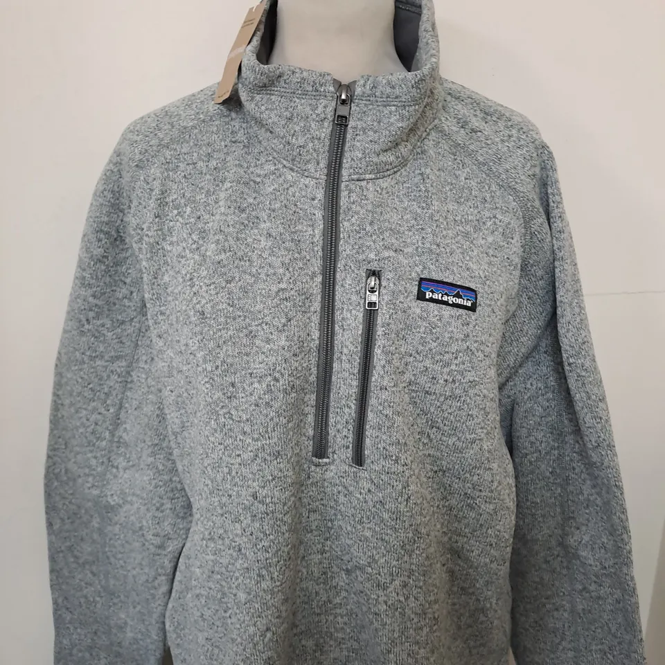 PATAGONIA MENS BETTER 1/4 ZIP SWEATER SIZE L