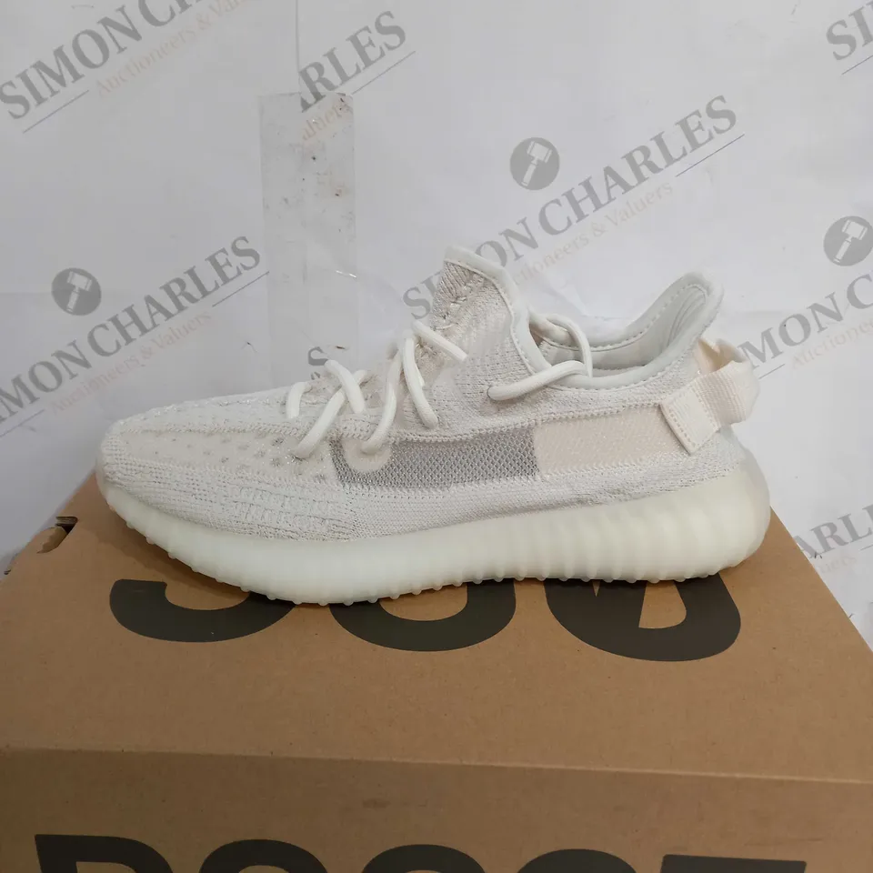 BOXED ADIDAS YEEZY BOOST 350 V2, BONE - SIZE 6.5