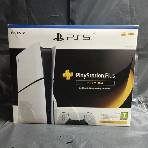 BOXED SONY PLAYSTATION 5 GAMES CONSOLE W. CONTROLLER
