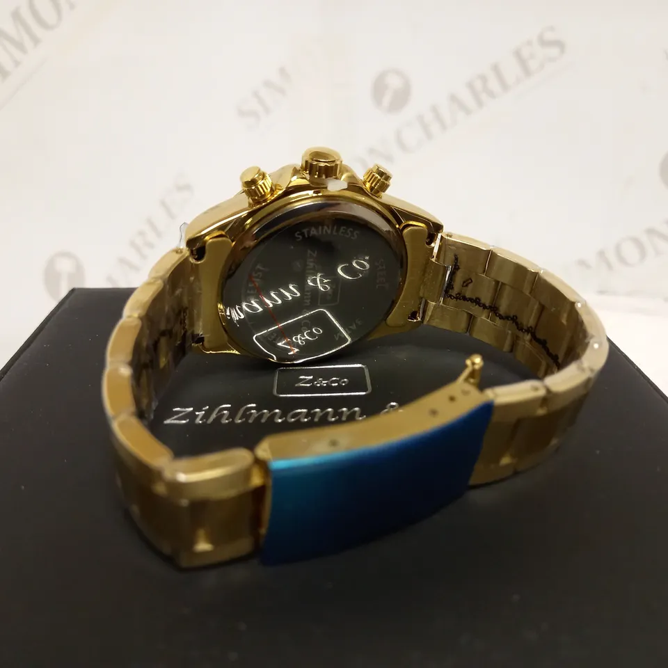 ZIHLMANN & CO CHRONOGRAPH STYLE BRACELET STRAP WATCH