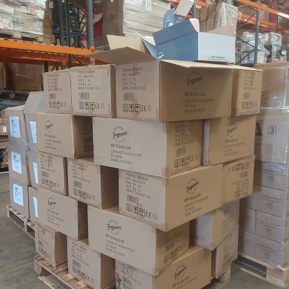 PALLET CONTAINING AAPPROXIMATELY 1000 CAR MIST DEHUMIDIFIERS