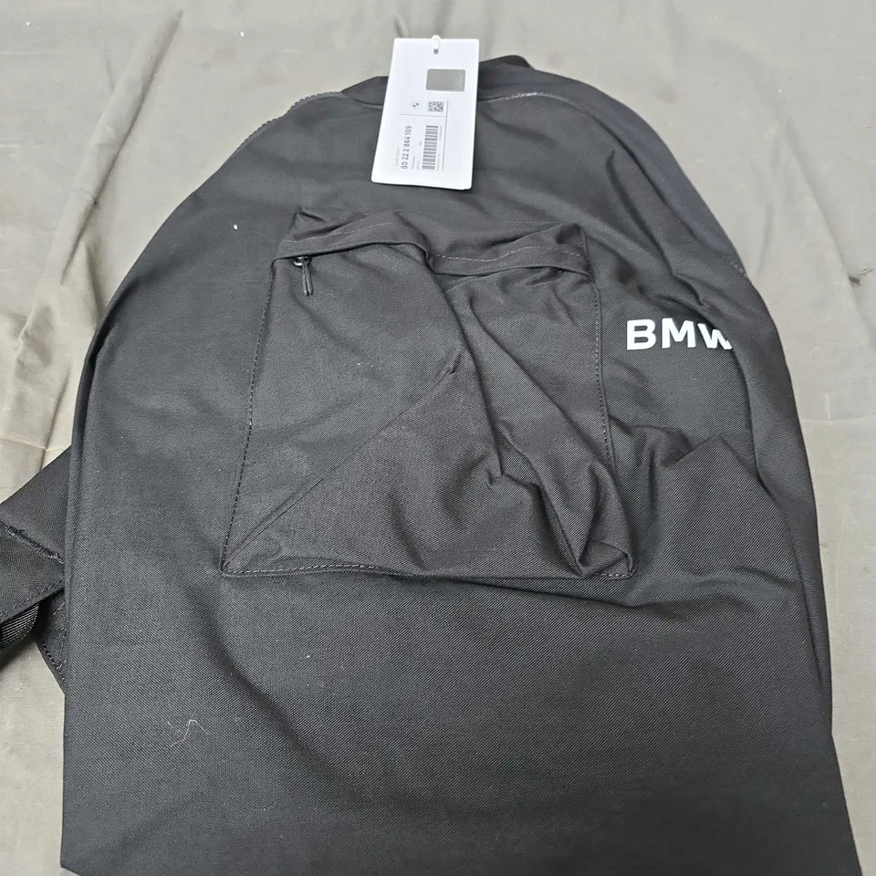 BMW BRANDED BACKPACK IN BLACK 