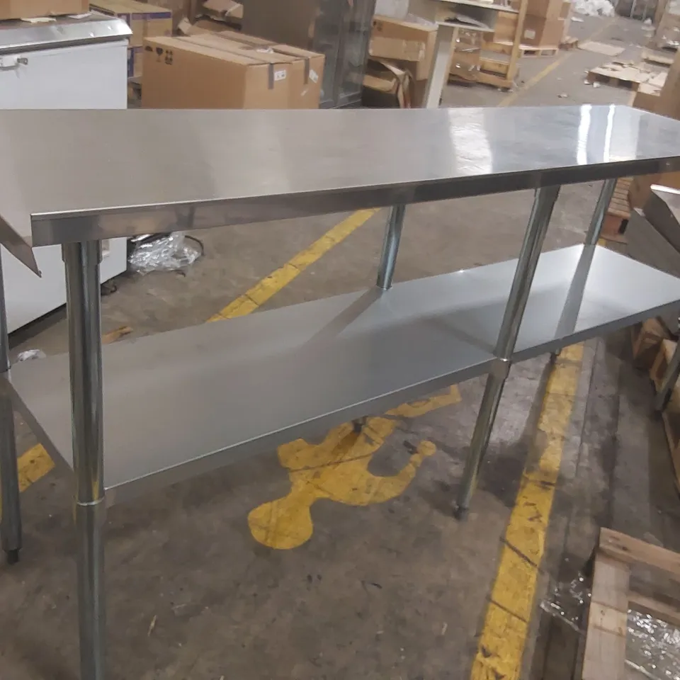 ADEXA COMMERCIAL STAINLESS STEEL CATERING TABLE