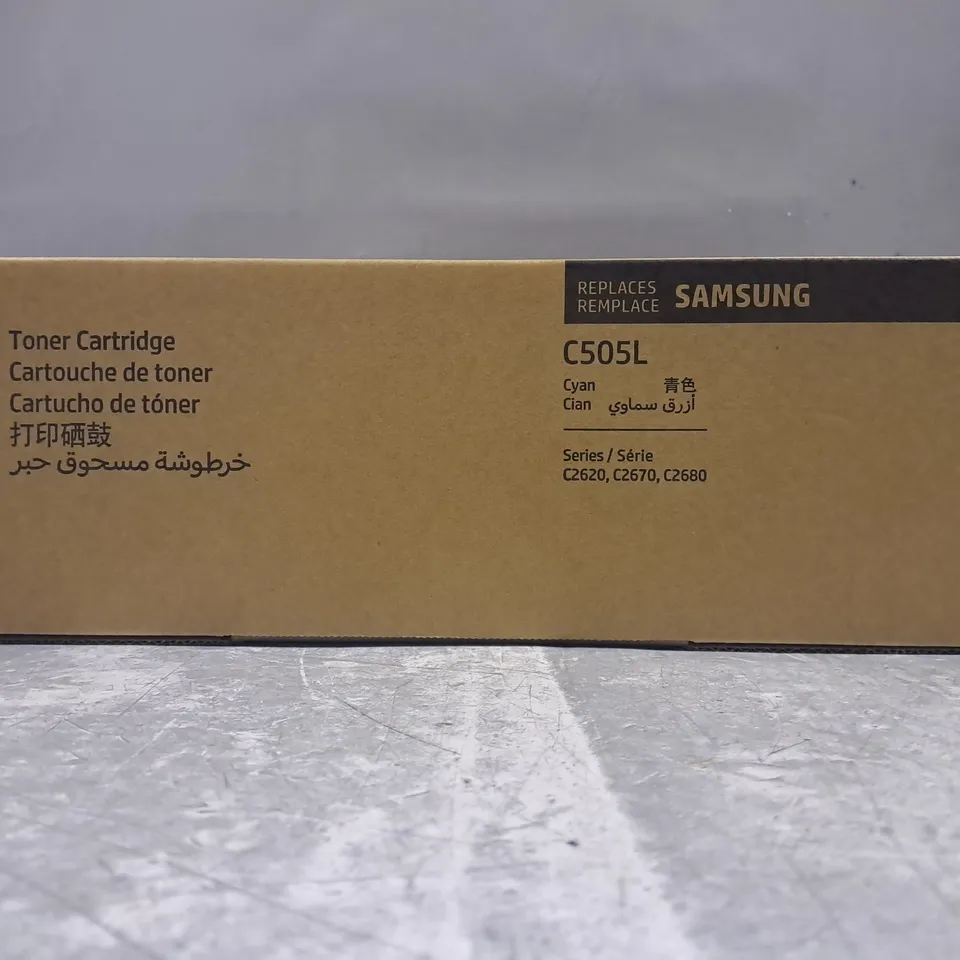 BOXED HP CLT-C505L TONER CARTRIDGE - CYAN