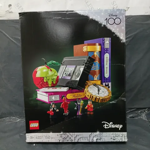 BOXED LEGO DISNEY VILLAIN ICONS SET FOR ADULTS 43227