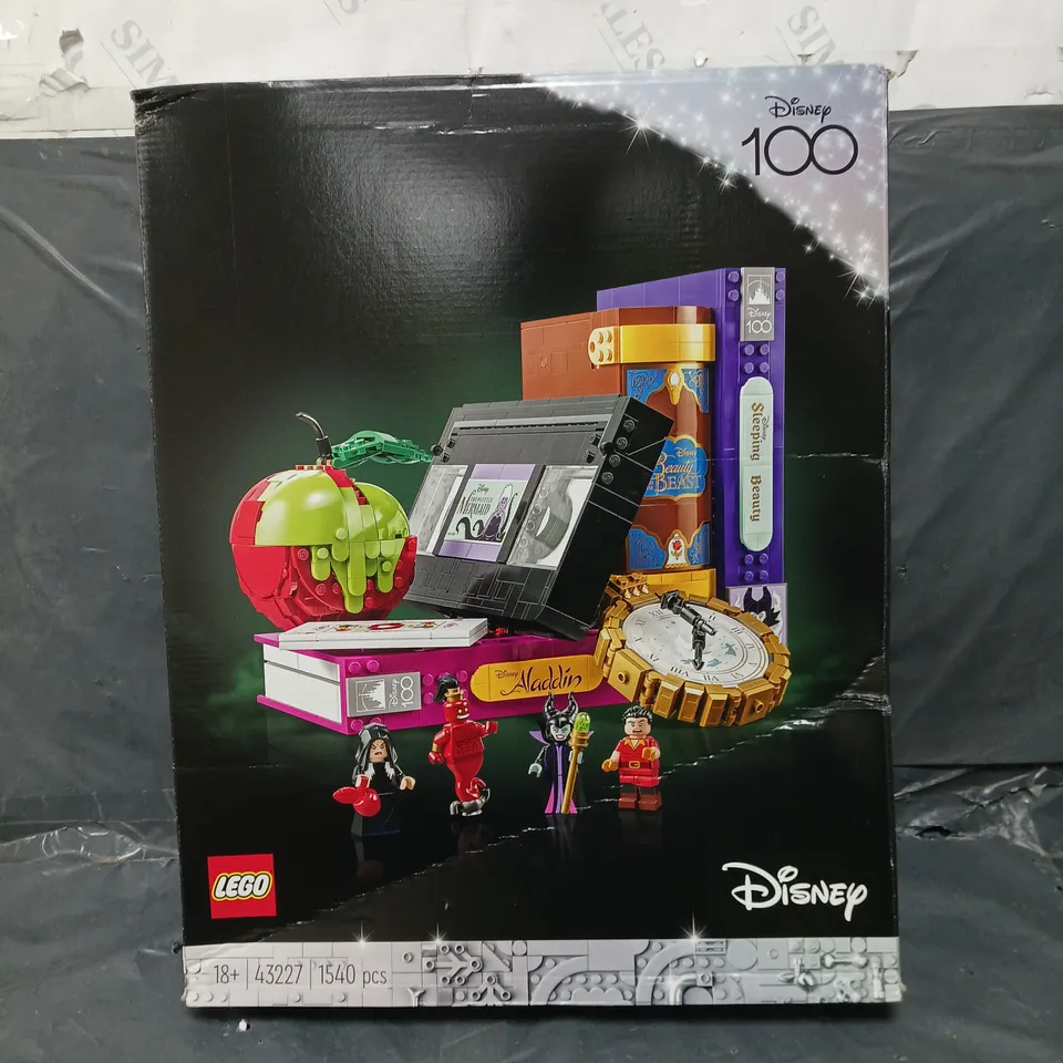 BOXED LEGO DISNEY VILLAIN ICONS SET FOR ADULTS 43227 RRP £125